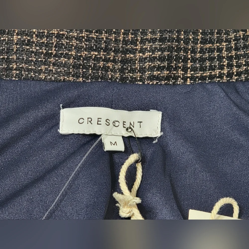 Crescent NWT Women's Tweed Jacket Size Medium - Picture 14 of 16